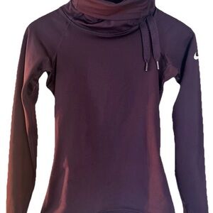 Nike Women's Deep Purple Cowl Neck Sweater